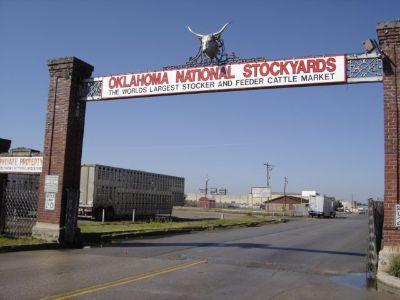 Oklahoma National Stockyards, Oklahoma City, OK. - Close
