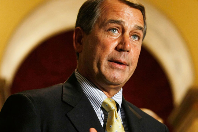 John Boehner to Support House Farm Bill