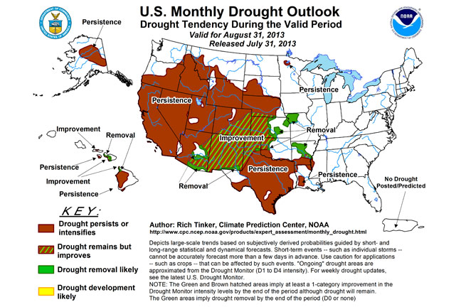 An Uncommon July Brings Drought Relief