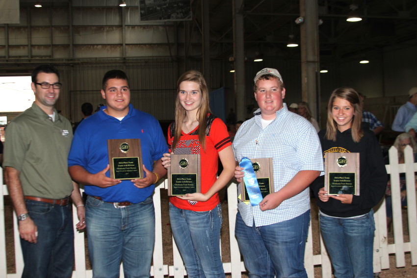 Alva 4-H Claims Top Honors at State Fair of Oklahoma Livestock Judging Contest