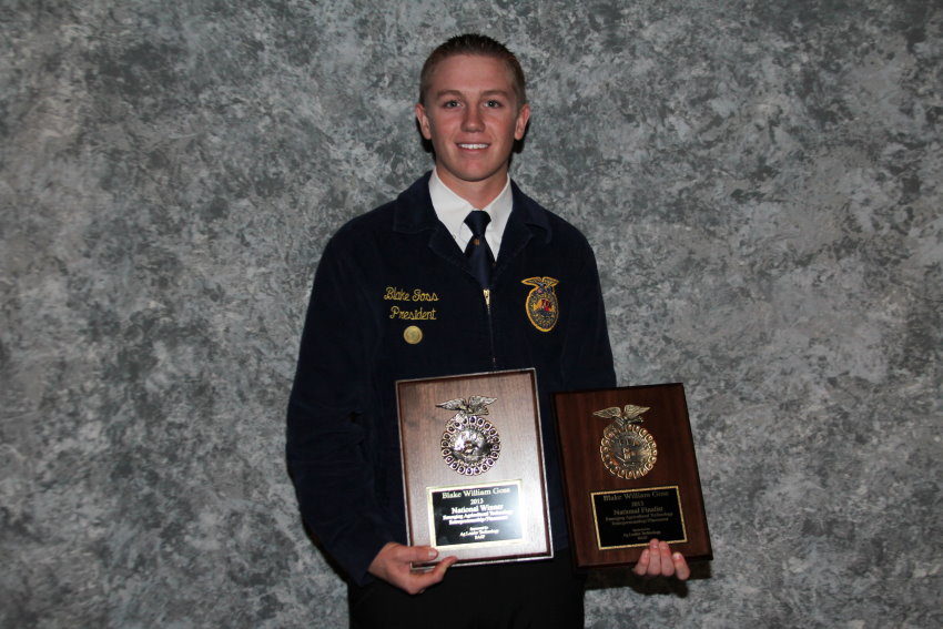 Meet Your National Proficiency Award Winner in Emerging Agriculture Technology- Blake Goss, Sentinel FFA