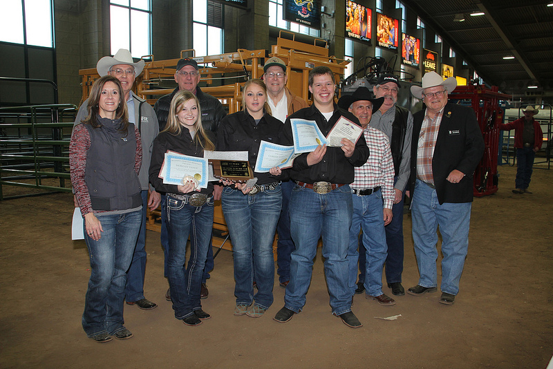 Pawnee FFA Takes Top Honors in Livestock Handling Skills Contest at Tulsa Farm Show