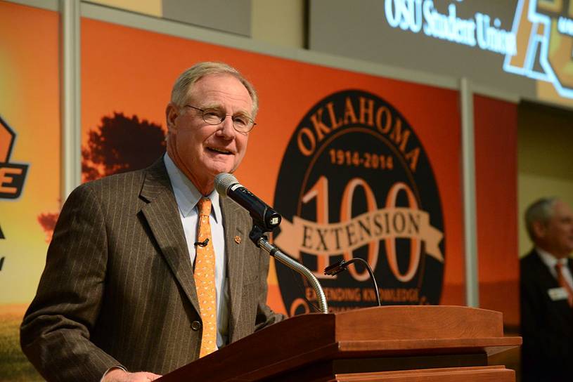 OSU President Burns Hargis Commends Cooperative Extension on its 100th Birthday