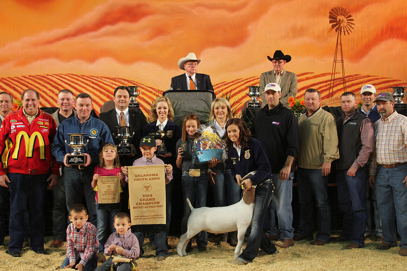 Grand Champion Market Goat at 2014 OYE Sells for $14,000