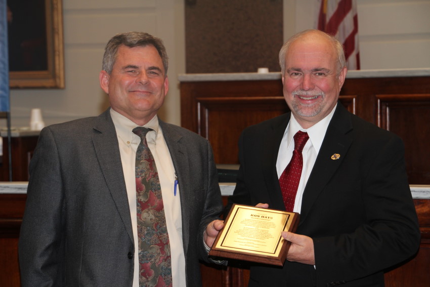 Ron Hays Honored at Conservation Day as the 