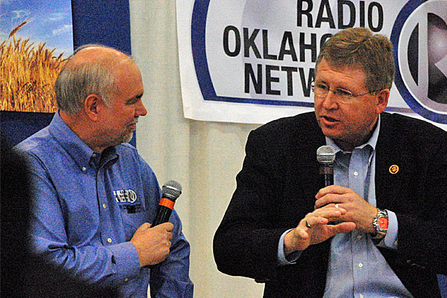 Ron Hays Hosts House Ag Committee Chair Frank Lucas at Ag Townhall During OKC Farm Show