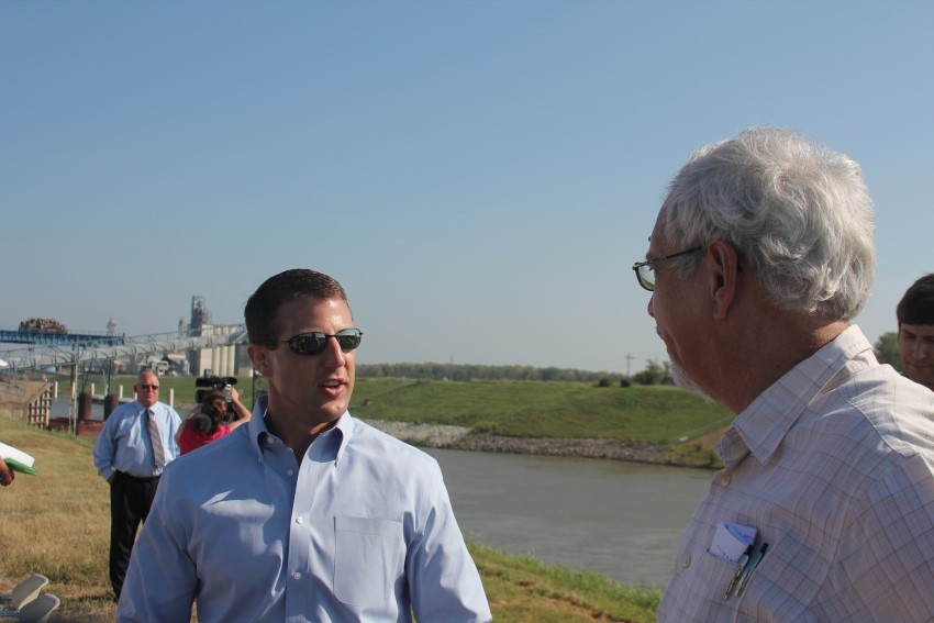 Congressman Touts Waterway Expansion Project at Port of Catoosa