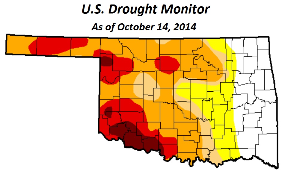 Drought Improving Across Eastern Oklahoma