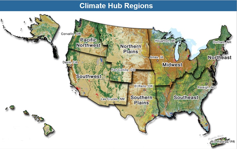 USDA Launches Climate Hubs Website