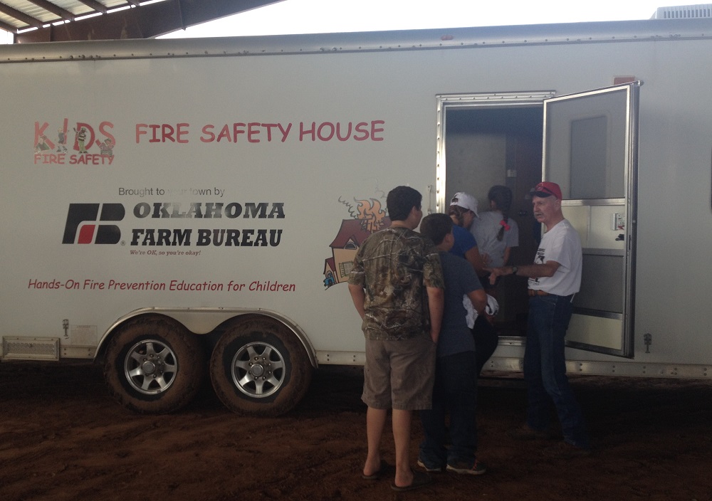 Oklahoma Farm Bureau Fire Safety Trailer Saves Lives 