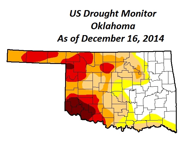 Oklahoma Drought Shows Slight Improvement 