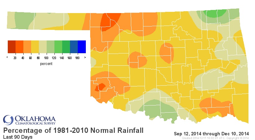 Drought Ticks Upwards for Oklahoma, Despite Recent Rains