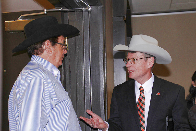 In His Brand New White Hat- Dean Tom Coon Travels the State and Promotes DASNR
