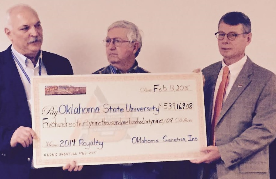 Oklahoma Genetics Inc. Paying It Forward to OSU Wheat Improvement Team 