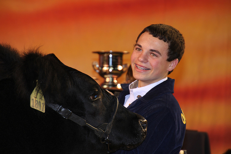 Grand Champion Steer Brings $101,000- and a Smile to the Face of Steer's Owner at the 2015 OYE