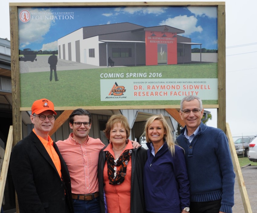 OSU names new research station facility in honor of Raymond Sidwell