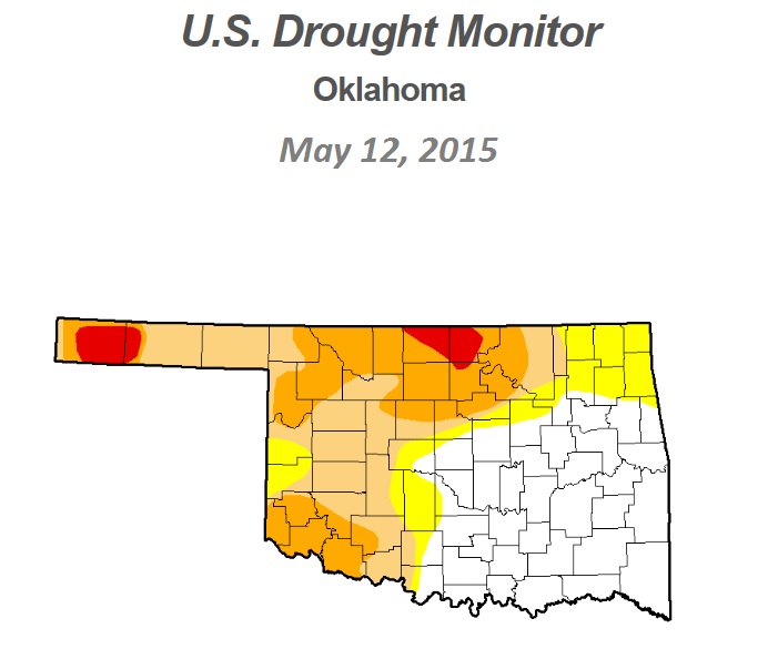 Oklahoma Removed from Exceptional Drought Category for First Time Since 2012