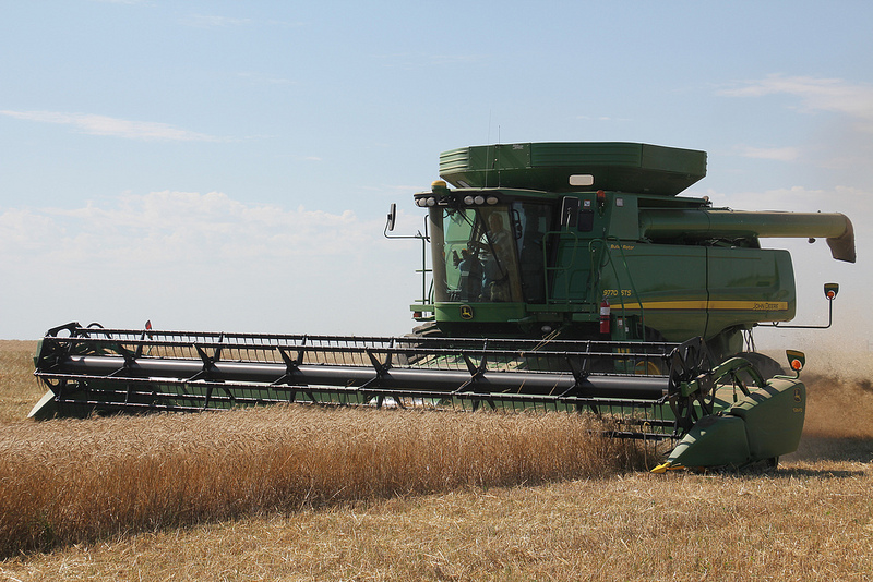 Plains Grains on Wheat Harvest- Oklahoma 71%, Texas 74% and Kansas 22%