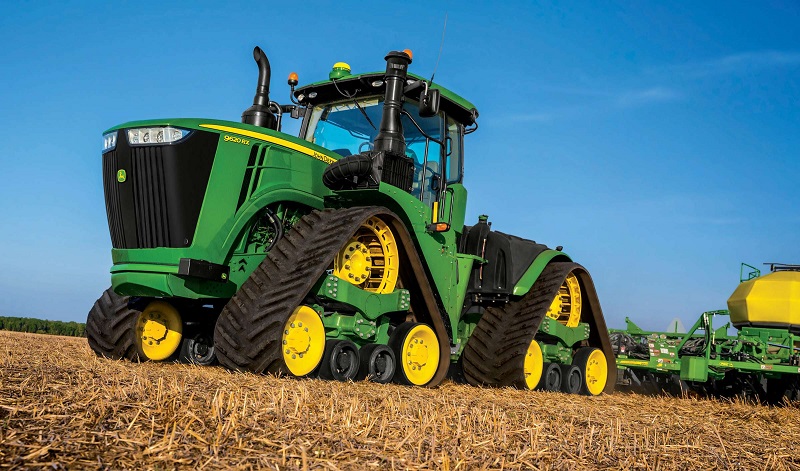 John Deere Unveils New High-Horsepower Four-Track 9RX Series Tractors
