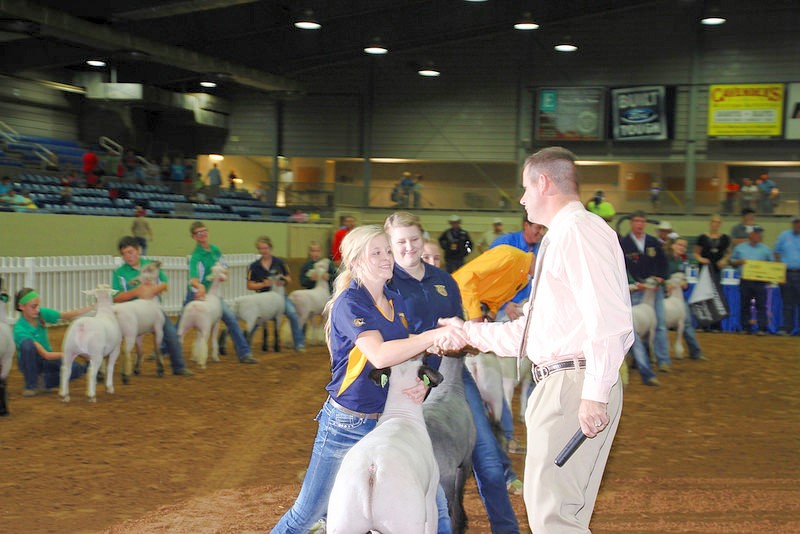 2015 Tulsa State Fair Grand Champion Market Lamb Shown by Hunter Dugan of Tecumseh FFA