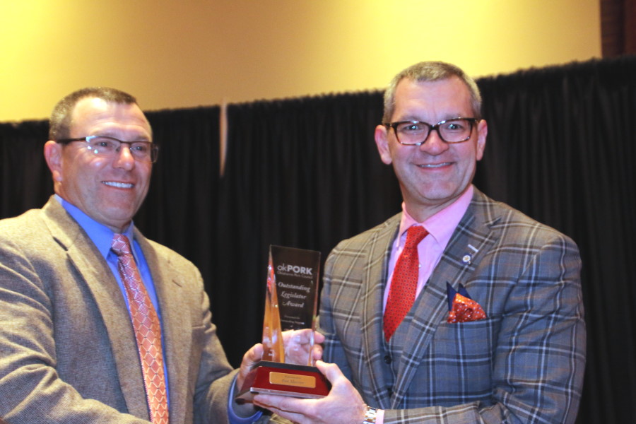 State Representative Ben Sherrer of Pryor Wins okPORK's Outstanding Legislator Award 