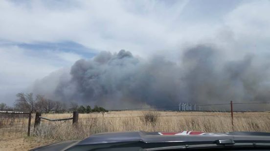 Fires Burning in Northwest and Central Oklahoma Ahead of a Strong Cold Front