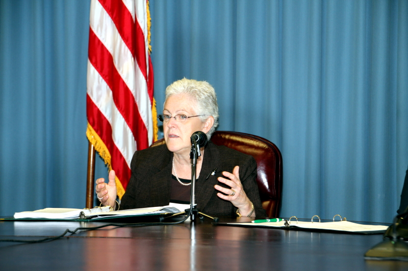 Gina McCarthy Says She is Really Really Happy WOTUS Rule is Finalized- Video