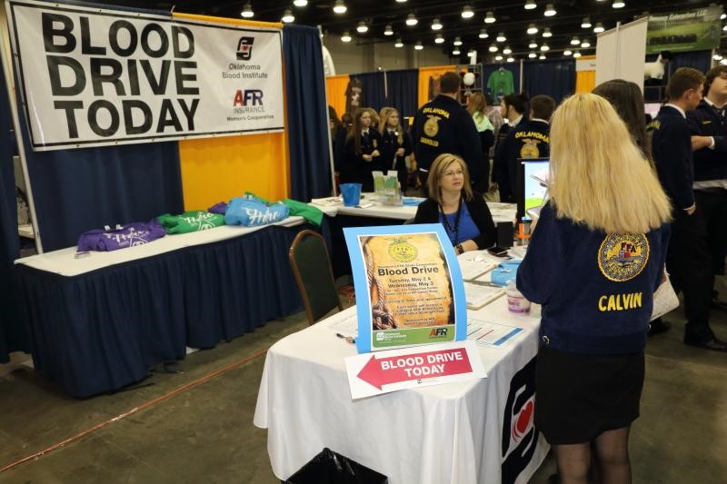 FFA Members Help Save Lives at State FFA Convention Through Participation in AFR's Blood Drive