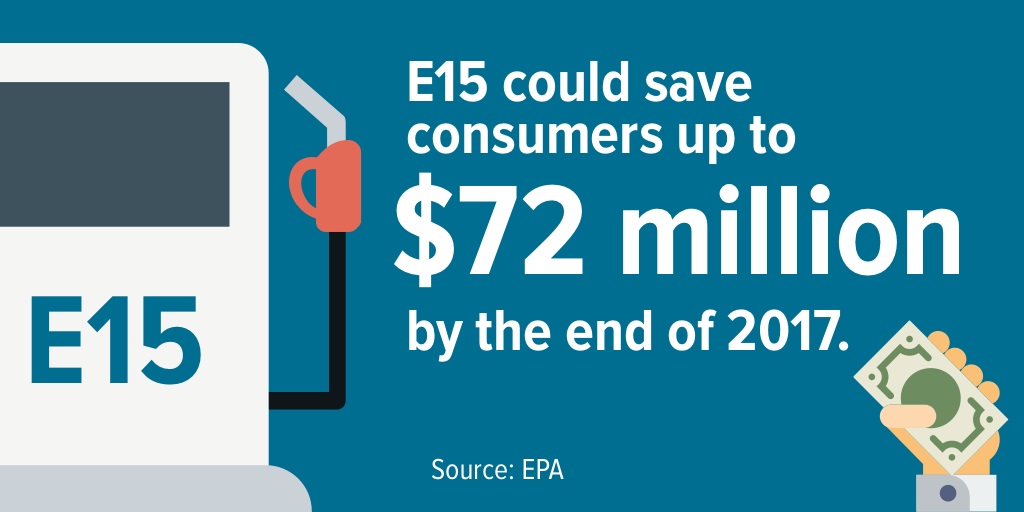 American Drivers Surpass 1 Billion Miles on Engine-Smart E15 Saving up to $72 Million by Year's End