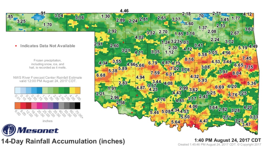 NASS Crop Production Report Indicates Oklahoma Farmers Planted 470,000 Acres this Year