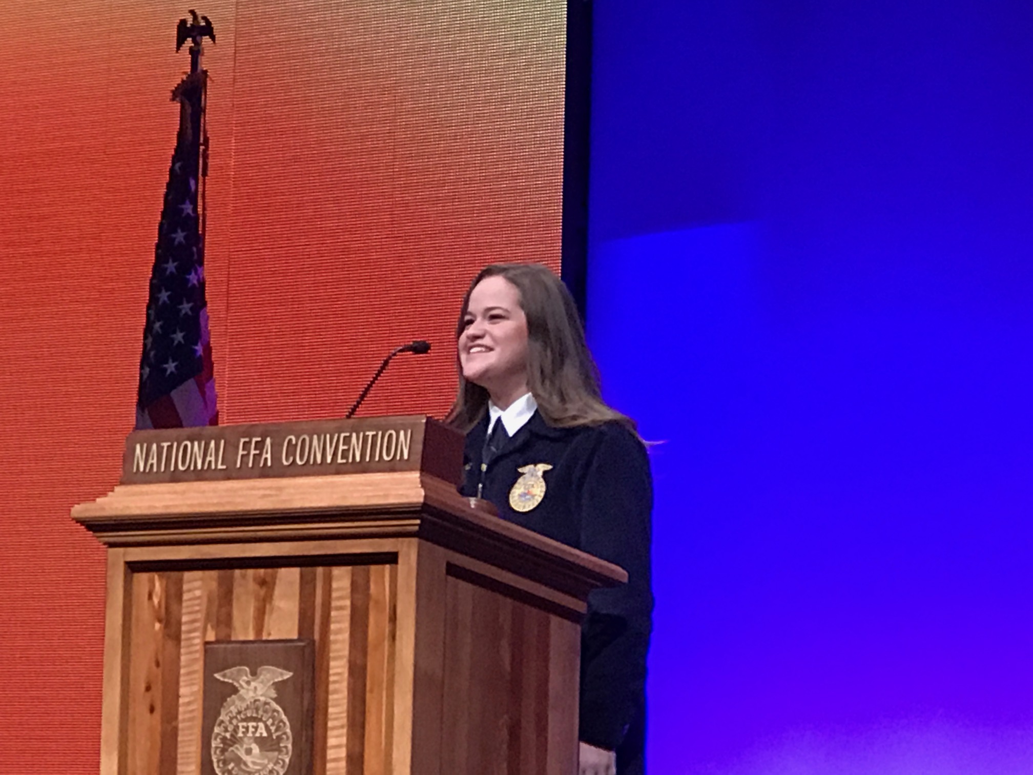 Piper Merritt Waits for Saturday Afternoon and the Word on the New National FFA Officer Team