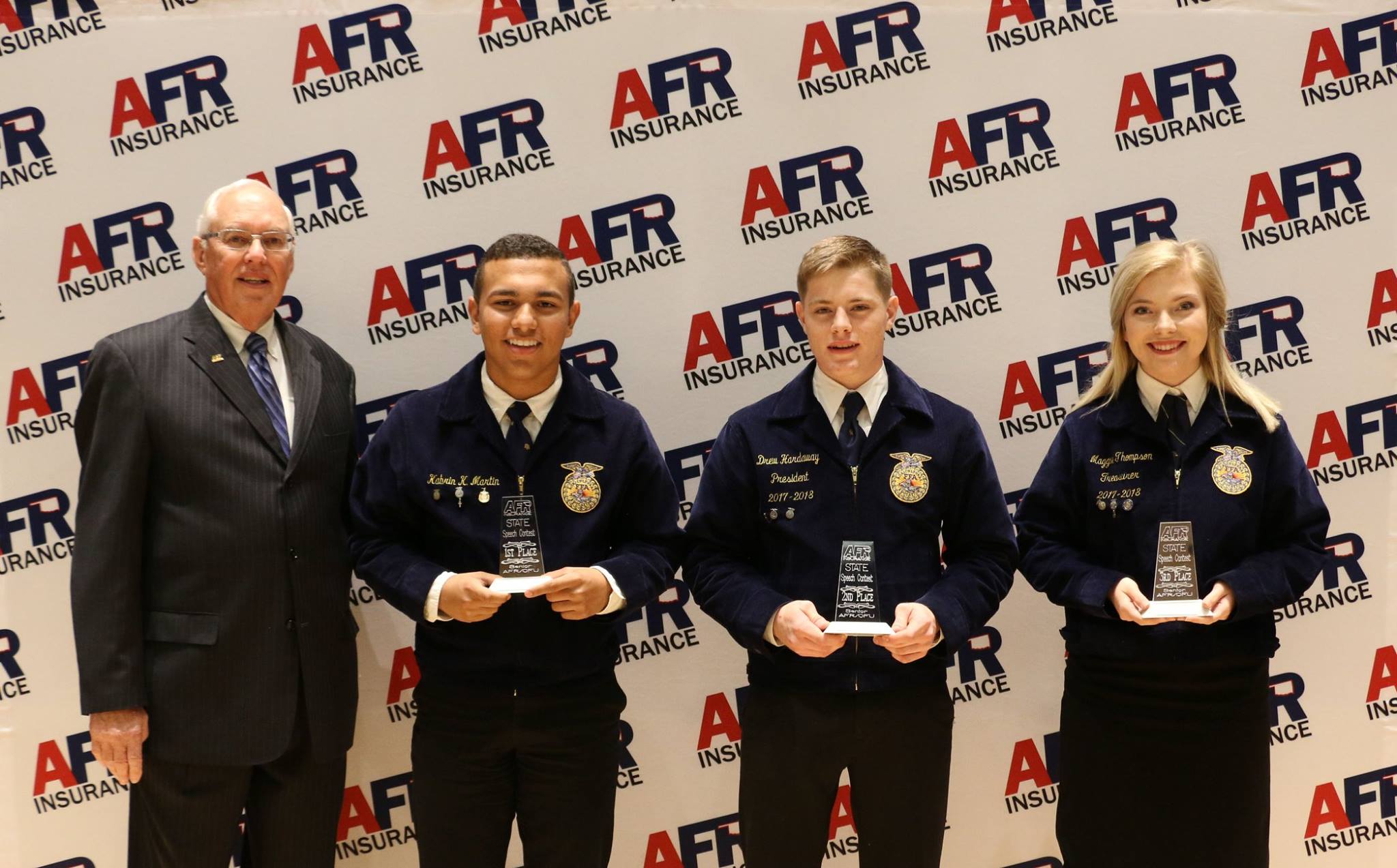 AFR Congratulates the Winners and Participants of the 2017 AFR Youth State Speech Contest