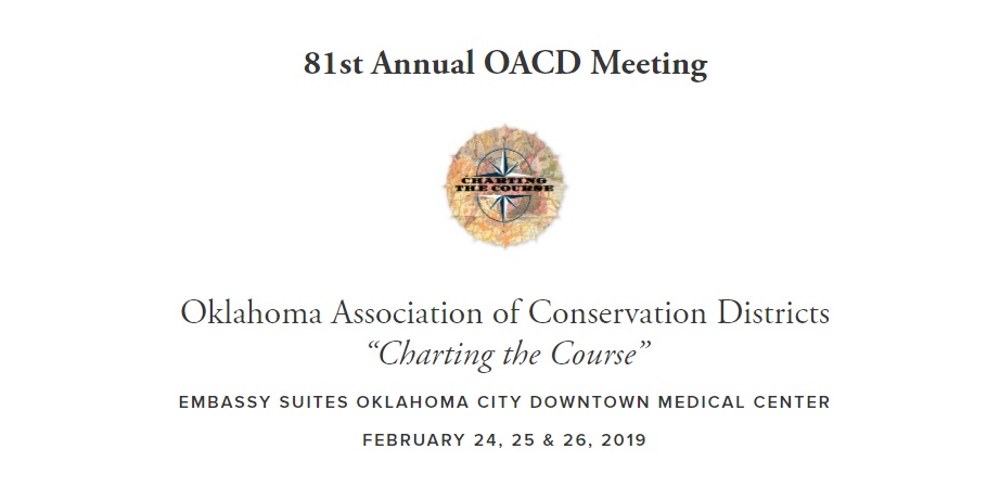 Charting the Course for Conservation - OK Assoc of Conservation Districts Hosts 81st Annual Meeting