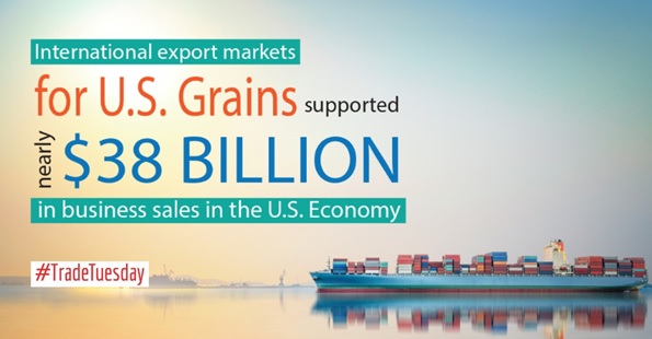 US Grains Council Economic Analysis Shows Grain Exports Offer Billions in Benefits Beyond the Farm