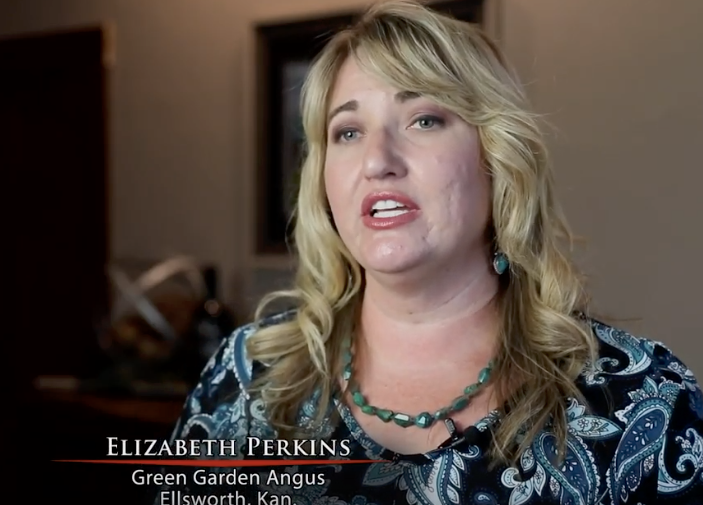 Elizabeth Perkins Talks About Her Family's Results with Certified Angus Beef 
