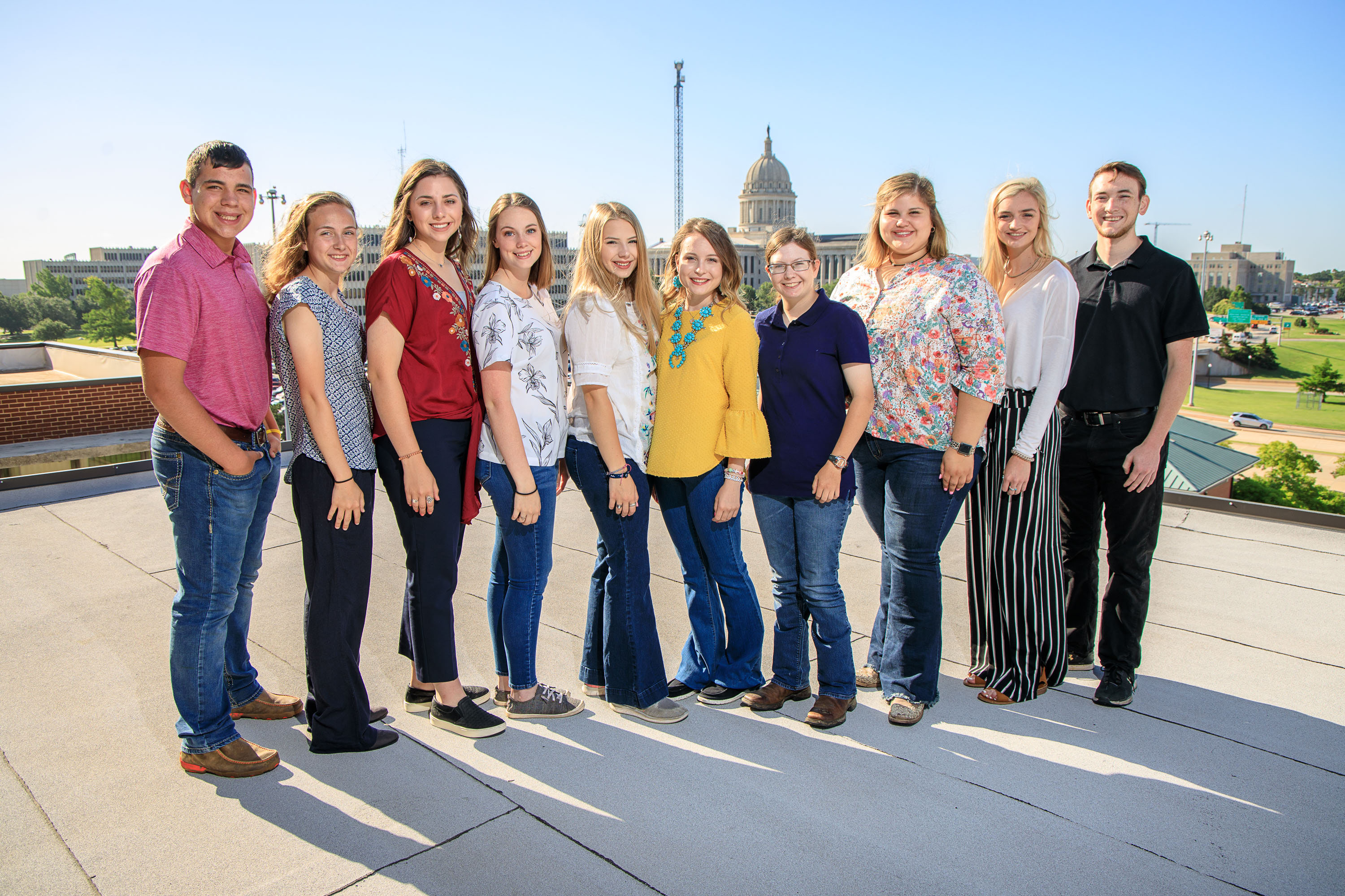 Oklahoma Farm Bureau hosted 10 high school students for youth leadership conference June 25-28