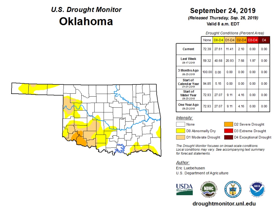 Recent Rains Help Alleviate Drought Affected Areas Across State, Though Southwest Still Thirsty for More