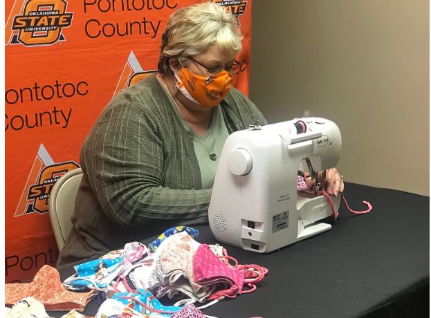 OHCE Groups Put Sewing Skills to Good use for Local Hospital