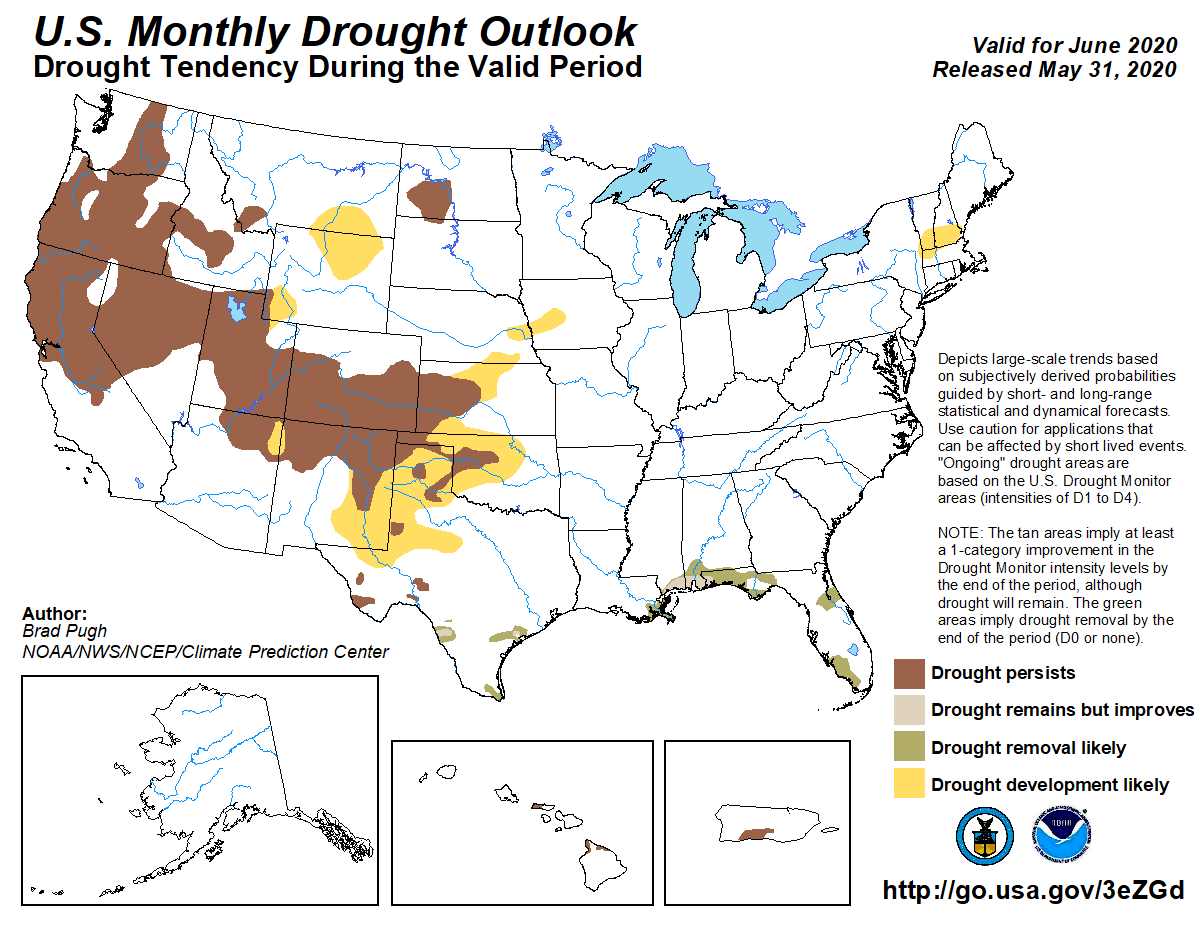 Oklahoma Farm Report Latest U.S. Drought Moniitor Map Now Paints Most