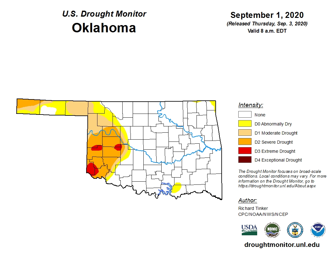 Drought Conditions Improve For Much Of Oklahoma, Worsen For Western U.S.