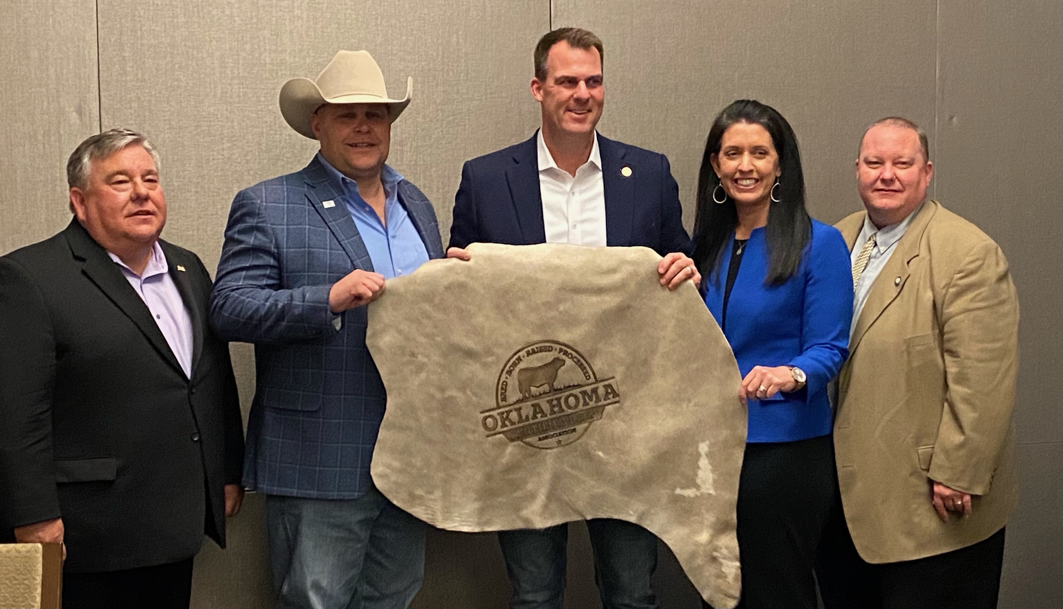Governor Stitt And Other State Leaders Enjoy First Official OCBA Ribeye Steak During Kickoff Event Feb. 4