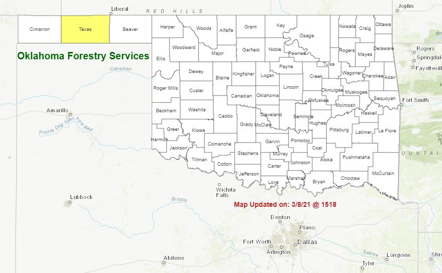 Latest Fire Situation Report Shows Burn Ban in Texas County 