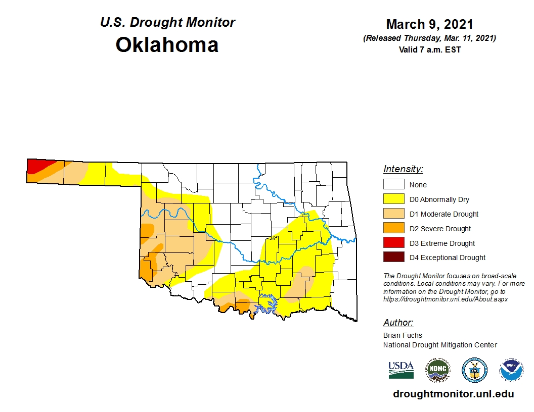 Expanding Drought And Wildfire Concerns Show Up on Latest U.S. Drought Monitor Map 