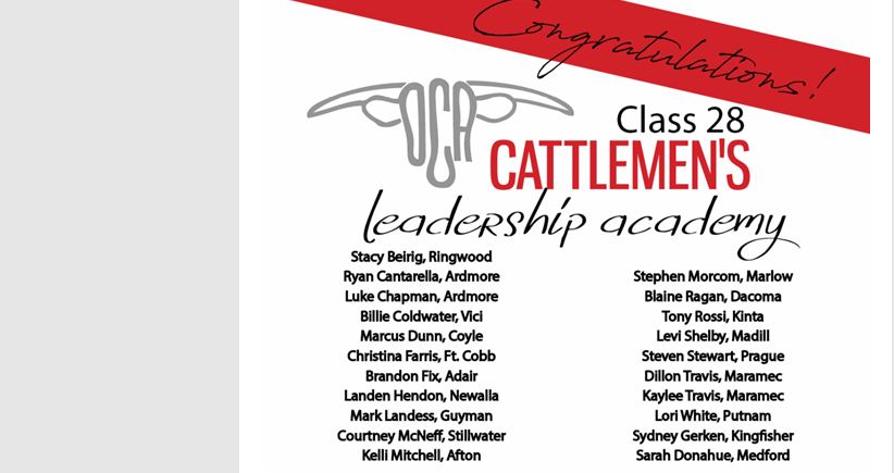 Oklahoma Beef Producers Selected to Participate in Prestigious Leadership Program