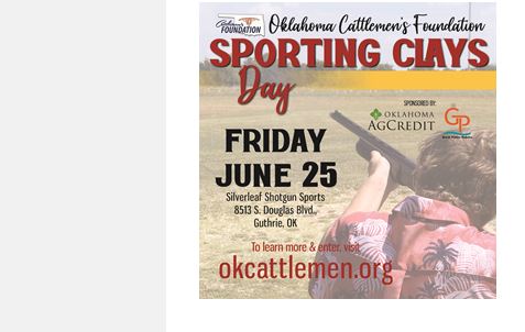 Cattlemen's Foundation Sporting Clays Day THIS Friday! 