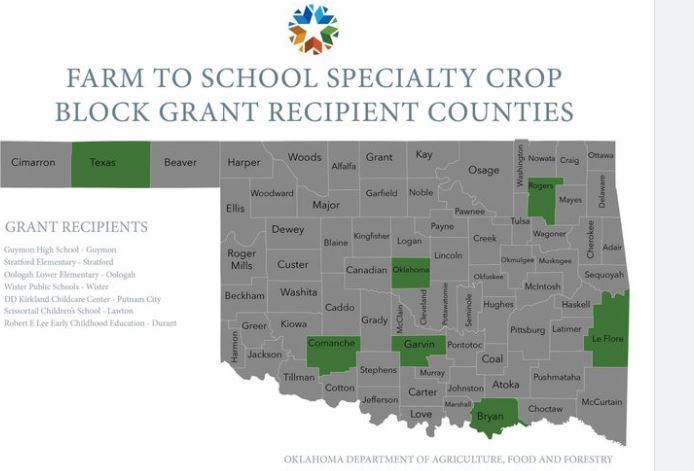 Four Oklahoma Schools  Receive  School Garden Kits on Behalf of the USDA Speciality Crop Block Grant 