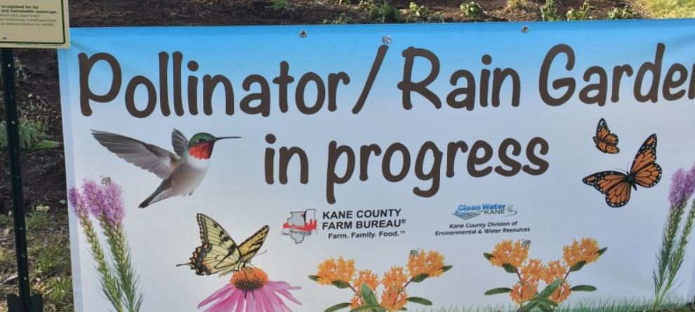Farm Bureaus Pollinator/Rain Garden Demonstrates Farmers Efforts to Improve the Environment
