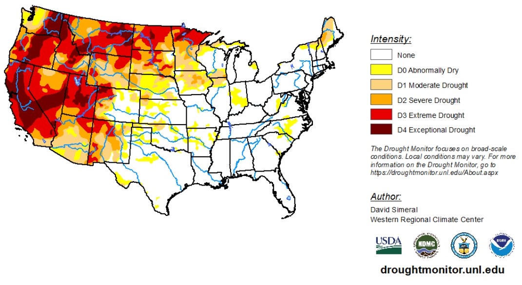 The Latest U.S. Drought Monitor Reports Drought Conditions Likely to Develop in Much of Oklahoma