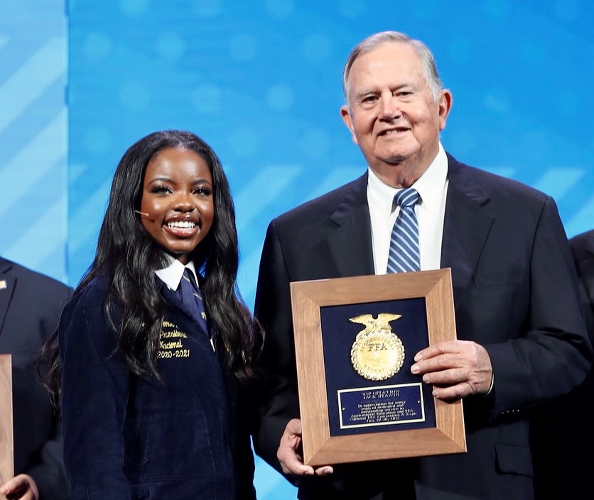 Jack Staats Receives National FFA VIP Citation- Six Oklahomans Presented with Honorary American FFA Degree in Indy 