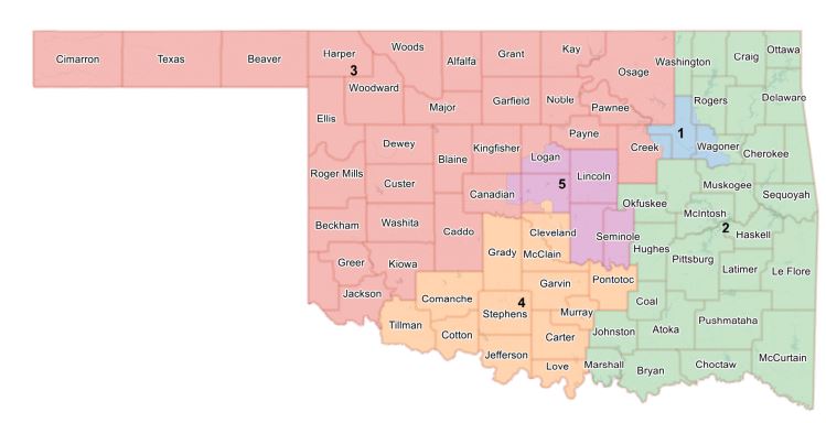 Oklahoma Senate approves congressional Redistricting Maps